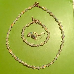 Crystal jewelry set